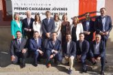 Raúl Fernández, CEO de Zambú Higiene, recoge el 25 Premio CaixaBank Jóvenes Empresarios en Jumilla