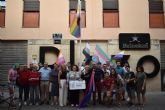 El Orgullo de Lorca se reafirma tras el robo de la bandera LGTBIQ+