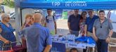 El PP en el mercado de este viernes haciendo campana electoral