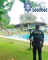 La Polica Local desarrollar un operativo especial de vigilancia para garantizar la seguridad de los usuarios de la piscina municipal de verano