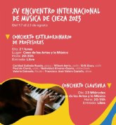 El XV Encuentro Internacional de Música de Cieza propone este lunes un concierto extraordinario de profesores