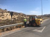 El Ayuntamiento de Molina de Segura lleva a cabo un amplio dispositivo para aminorar posibles daños ante futuras lluvias torrenciales