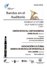 Arranca el ciclo de bandas de música en el Auditorio regional con ocho citas hasta junio