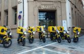 Correos ampla en Cartagena su flota de reparto ecolgica con siete motos elctricas