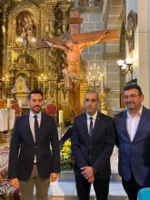 La Comunidad devuelve su esplendor original al Cristo del Perdón de Cieza, tras un complejo proceso restaurador de cuatro meses