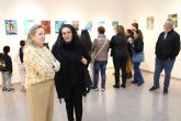 Los alumnos del taller de arte municipal exponen sus trabajos por Navidad