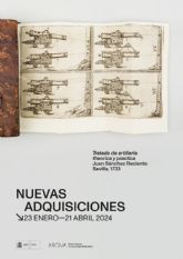 El Museo Nacional de Arqueologa Subacutica ARQVA exhibe un tratado de artillera del siglo XVIII en la vitrina dedicada a Nuevas Adquisiciones