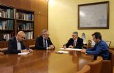El presidente de la Confederación Hidrográfica del Segura recibe al alcalde de Santomera