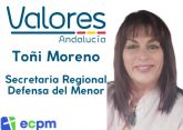 Toñi Moreno, portavoz de la ANMT, número 3 de Valores al Parlamento Europeo