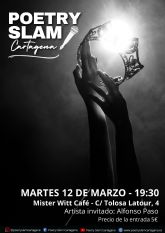 Cartagena recibe a Alfonso Paso, subcampen de Poetry Slam Espana