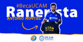 Antonio Ranerista Montiel, nuevo jugador profesional de FIFA becado por la UCAM