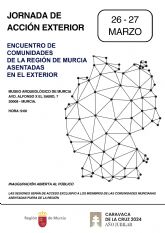 Trece asociaciones participan la próxima semana en el encuentro de comunidades de la Región de Murcia asentadas en el exterior