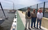 Garca-Aylln visita las instalaciones del Club Nutico de Lo Pagn