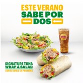 Subway ofrece un verano con doble sabor con su nueva apuesta signature tuna wrap & salad