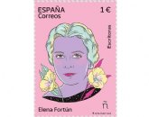 Correos emite un sello dedicado a la escritora Elena Fortn