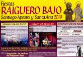 Las fiestas del Raiguero Bajo en honor a Santiago Apóstol y Santa Ana se celebran este próximo fin de semana del 26 al 28 de julio