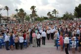 Multitudinaria misa en honor al Cristo del Mar Menor en Lo Pagn