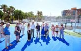 Ms de 25.000 vecinos de El Palmar se beneficiarn de las nuevas pistas deportivas en la Plaza de la Democracia