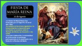 Festividad de Santa Mara Reina del Cielo