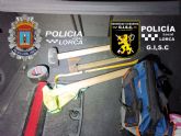 La Policía Local de Lorca consigue frustrar el robo de un cajero automático en la pedanía de La Paca