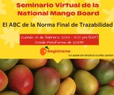 National Mango Board realizar un Seminario Virtual denominado 'El ABC de la Norma Final de Trazabilidad'