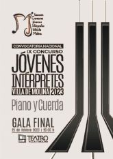 El Teatro Villa de Molina acoge la Gala Final del IX Concurso Jvenes Intrpretes 2023 el sbado 25 de febrero