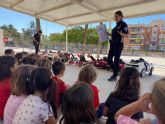 Policía Local desarrolla una jornada de educación vial con los peques de Las Lomas