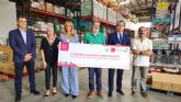 El Ayuntamiento y MercaMurcia entregan la recaudación de la carrera solidaria al Banco de Alimentos
