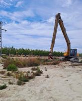 La CHS inicia los trabajos de laminacin en la rambla de Huete en Ceut