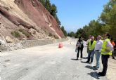 Dez de Revenga evala las actuaciones de emergencia que permitirn restablecer el servicio en la carretera del Campo de San Juan