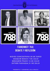 El ciclo Fahrenheit 78.8 arranca en Los Alczares con los expertos Nieves Conconstrina, Joaquim Bosch, Benjamn Prado y Esther Paniagua