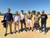 Obras de mejora del campo de béisbol de Torrealta en Molina de Segura