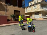 El Ayuntamiento de Puerto Lumbreras refuerza las labores de control de plagas para evitar la proliferacin de insectos y roedores en verano