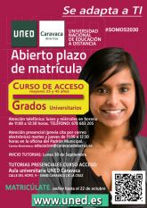 La UNED tiene abierto el plazo de matrícula hasta el 22 de octubre