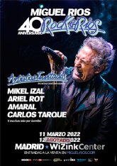 Miguel Ros anuncia los cuatro primeros invitados que le acompanarn en el concierto aniversario del Rock&Rios