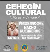 Cehegín despide el ciclo “Voces de la Escena” con Nacho Guerreros como invitado estrella Cehegín despide el ciclo “Voces de la Escena” con Nacho Guerreros como invitado estrella