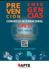 APTB realizar en formato online el III congreso internacional de prevencin y emergencias CIPE 21