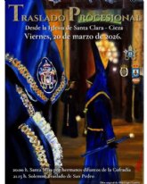 El traslado procesional de San Pedro sale este viernes desde la iglesia de Santa Clara hasta la Casa Museo de la Semana Santa El traslado procesional de San Pedro sale este viernes desde la iglesia de Santa Clara hasta la Casa Museo de la Semana Santa