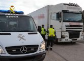 La Guardia Civil intercepta al conductor de un camión articulado de gran tonelaje que superaba seis veces la tasa máxima de alcoholemia