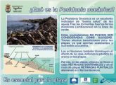 El Ayuntamiento conciencia sobre la importante función de los arribazones en las playas