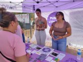 La Concejala de Igualdad ha venido instalando un Punto Violeta de Informacin los das del mercadillo semanal