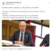 Lorca: 'Ballesta sigue manteniendo en plantilla a un trabajador que insulta a concejales de la oposicin, comete errores muy graves y emplea las redes sociales del Ayuntamiento de forma partidista e interesada'