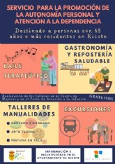 Abierto plazo inscripción de talleres para personas mayores Abierto plazo inscripción de talleres para personas mayores