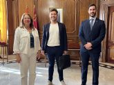 Visita institucional de la asociación Equipo Europa a la Asamblea Regional de Murcia