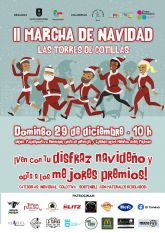 Todos disfrazados a la marcha de Navidad de Las Torres de Cotillas