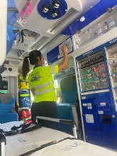 El 061 incorpora a su flota 9 nuevas ambulancias asistenciales El 061 incorpora a su flota 9 nuevas ambulancias asistenciales