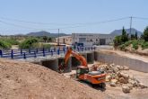 Cartagena ultima la obra que evita cortes por inundacin en la carretera que une Molinos Marfagones y Los Dolores