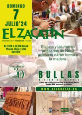 'El Zacatín' de julio dedica su actividad central a los trabajos de la madera