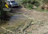 La Guardia Civil sorprende en Lorca a un cazador furtivo capturando aves fringílidas