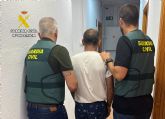 La Guardia Civil detiene en Mazarrón a un experimentado delincuente dedicado a cometer robos